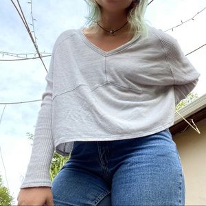 Long sleeve white shirt
